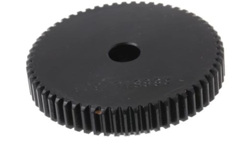 Koło zębate walcowe, moduł: 1, l.zębów: 60, śr. piasty: 35mm, śr. otworu: 10mm, Stal