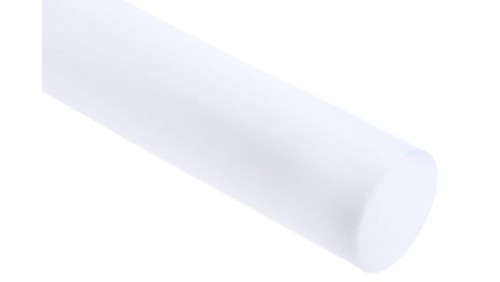 Pręt z fluorowego tworzywa sztucznego PTFE, Ø 32mm x 1m, kolor: Nieprzezroczyste
