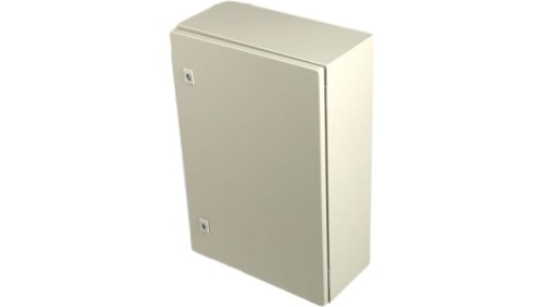 Szafka ścienna rozdzielcza RAL 7032, materiał: Stal, IP66, 600 x 400 x 200mm, RS PRO