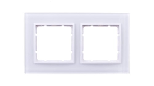 Berker.B.7 GLAS Ramka 2- krotna szklana śnieżnobiała 10126909