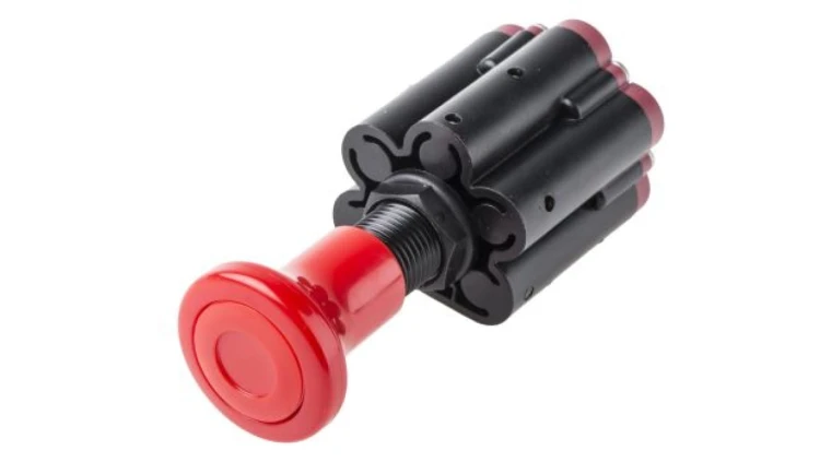 Zawór regulacyjny pneumatyczny z przyciskiem Push In 6 mm 6mm Push In RS PRO