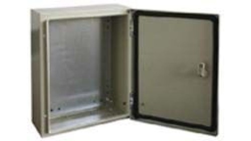 Szafka ścienna rozdzielcza RAL 7032, materiał: Stal, IP66, 600 x 800 x 400mm, RS PRO