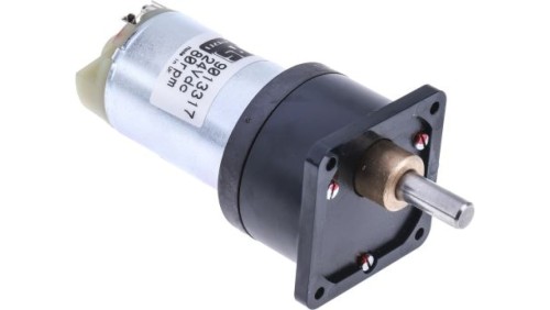 Motoreduktor DC, 80 obr./min, 20 Ncm, RS PRO