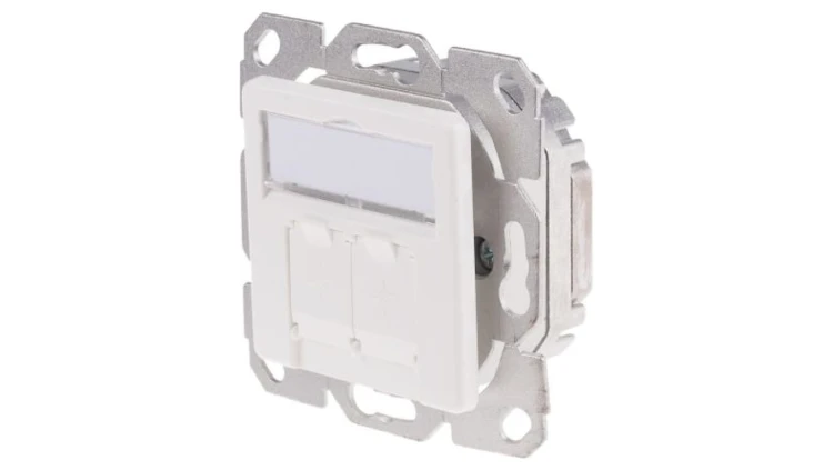 Płytka czołowa, Cat5e, l. otworów: 2, RJ45