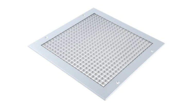 Kratka, Srebrny, Aluminium, 300 x 300mm 20mm