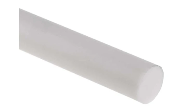 Pręt z fluorowego tworzywa sztucznego PTFE, Ø 10mm x 1m, kolor: Nieprzezroczyste