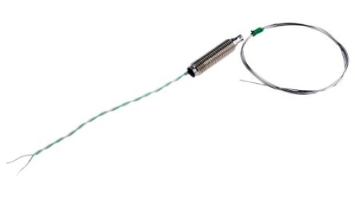 Termopara typ K do +750C 1m kabel 100mm, Inconel 600, stal nierdzewna IEC