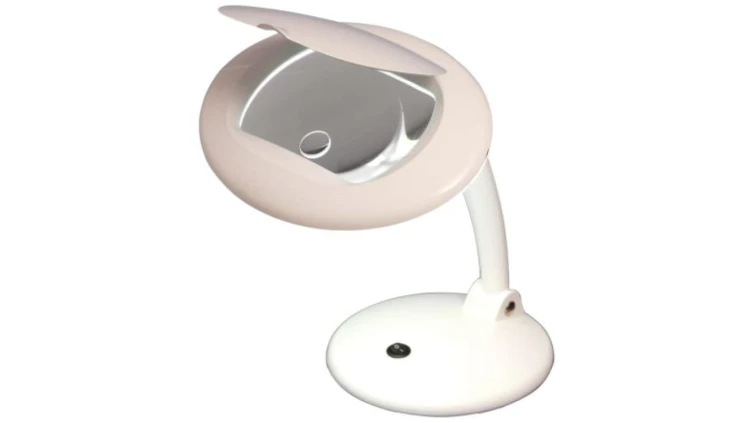 Lampa z lupą, 3 dioptre, 12dioptrii, 175 x 108mm, Lampa stołowa, LED, 22W, 220V ac, Typ C – wtyk europejski, typ G –