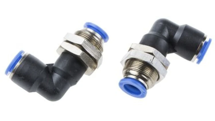 Adapter gwintowany typu rura – rura, typ: Kolanko, 10 barów