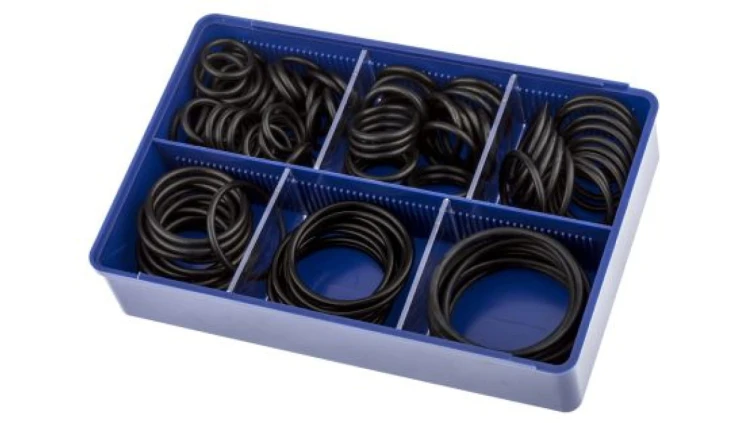 Zestaw calowych oringów do kołnierzy SAE Nitryl, Kit Contents 125 szt. RS PRO
