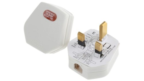 Złącze sieciowe brytyjska, 13A, 250 V AC, 2P+E Typ G, brytyjskie BS1363, RS PRO