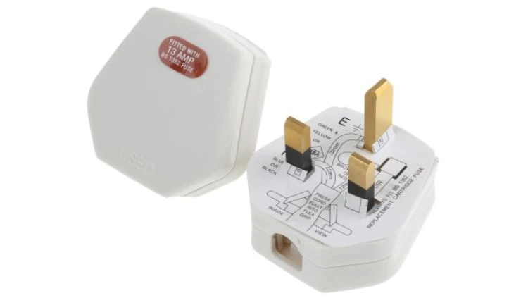 Złącze sieciowe brytyjska, 13A, 250 V AC, 2P+E Typ G, brytyjskie BS1363, RS PRO