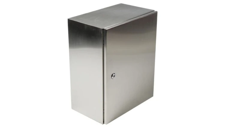 Szafka ścienna rozdzielcza, materiał: Stal nierdzewna typu 304, IP66, 240 x 360 x 150mm, RS PRO
