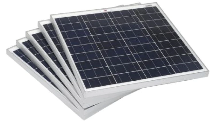 Panel słoneczny 45W 22V 634x535x25mm, RS PRO /zestaw 5szt./