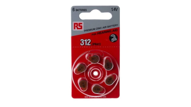 Bateria pastylkowa, PR41, 1.4V, 175mAh, RS PRO