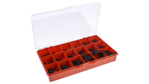 Zestaw oringów, wymiary metryczne Nitryl, Kit Contents 510 szt. RS PRO