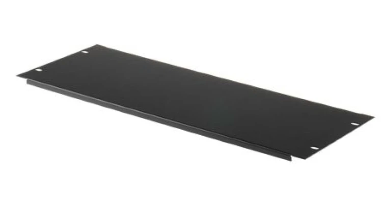 Panel zaślepiający do szafy RACK, 4U, 483 x 9mm, kolor: Czarny, RS PRO