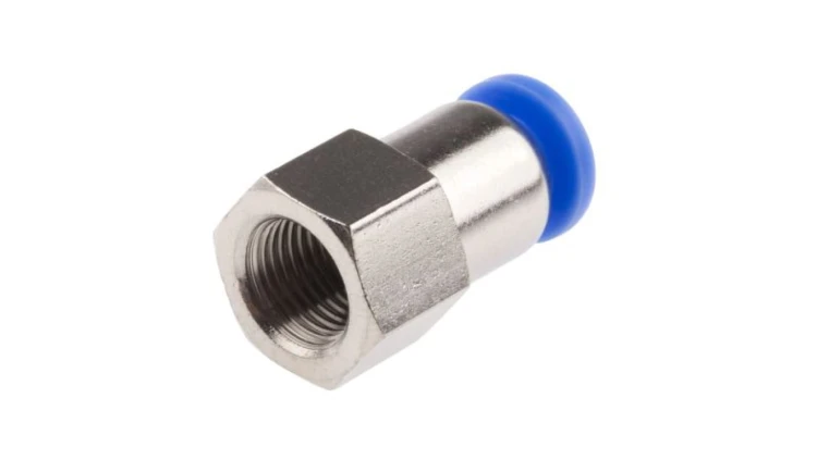 Adapter gwintowany prosty gwint – rura, 10 barów
