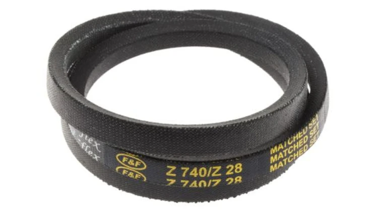 Pas napędowy, profil Z, materiał: PET, guma, 10mm x 6mm x 710mm, RS PRO