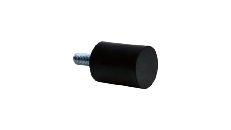 Nóżka z gwintem, M5X10, Ø 13mm, materiał: Guma, stal 45Shore A, RS PRO