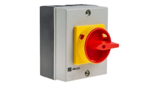 Przełącznik izolacyjny bez bezpiecznika 4-biegunowy 25 A 11 kW 3-fazowy IP65