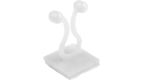 Spinka do kabli Spinka zaciskowa, 7.9mm, materiał: Nylon 66, Samoprzylepny, 27.5 x 17.4mm, RS PRO