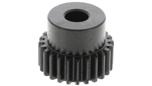 Koło zębate walcowe, moduł: 1, l.zębów: 24, śr. piasty: 20mm, śr. otworu: 8mm, Stal