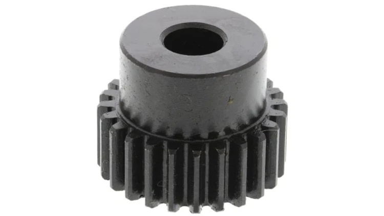 Koło zębate walcowe, moduł: 1, l.zębów: 24, śr. piasty: 20mm, śr. otworu: 8mm, Stal