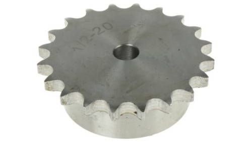 Koło łańcuchowe drabinkowe, 20 zębów, 08B-1, Pilot, śr otworu: 40mm, śr toczna: 81.19mm, Stal