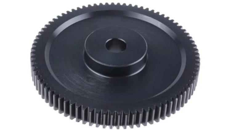 Koło zębate walcowe, moduł: 2, l.zębów: 80, śr. piasty: 60mm, śr. otworu: 20mm, Stal
