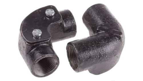 Kolanko z wziernikiem inspekcyjnym, Stal 20mm RS PRO
