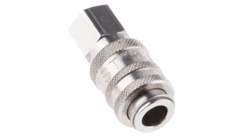 Szybkozłączka pneumatyczna, materiał Mosiądz, złącze Metryczne M5 żeńskie, RS PRO Rectus 20, Rectus 91, Walther 06-003