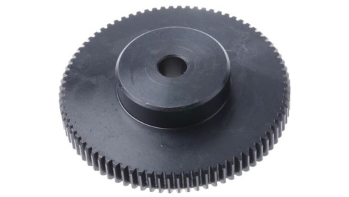 Koło zębate walcowe, moduł: 1, l.zębów: 80, śr. piasty: 40mm, śr. otworu: 10mm, Stal