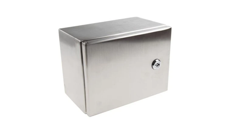 Szafka ścienna rozdzielcza, materiał: Stal nierdzewna typu 304, IP66, 240 x 180 x 150mm, RS PRO