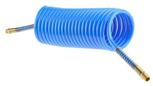 Przewód pneumatyczny spiralny 3.6m Niebieski, Nylonowe, R 1/4 RS PRO