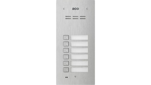 Panel zewnętrzny COMO-PRO-A6 6-przyciskowy podtynkowy p/t