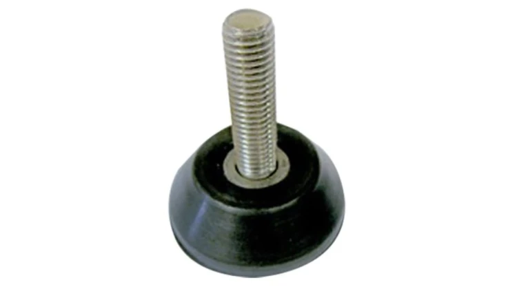 Mocowanie antywibracyjne, M10, Ø 46mm, H 15mm, 25-200, materiał: Guma naturalna 60 Shore A, RS PRO