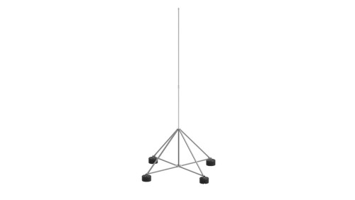 Maszt na czworonogu do zwodów poziomych wysokich 6m aluminium/ocynk ogniowy 65.6 AL/OG ZA 2P CZ 65126092