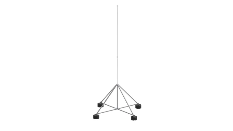 Maszt na czworonogu do zwodów poziomych wysokich 6m aluminium/ocynk ogniowy 65.6 AL/OG ZA 2P CZ 65126092