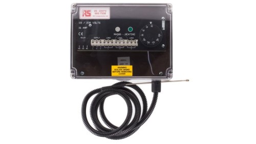 Termostat grzewczy 200 x 75 x 150mm, RS PRO