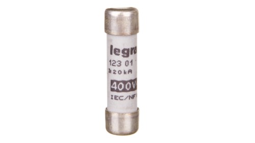 Wkładka bezpiecznikowa cylindryczna 8,5x31,5mm 1A gG 400V 012301