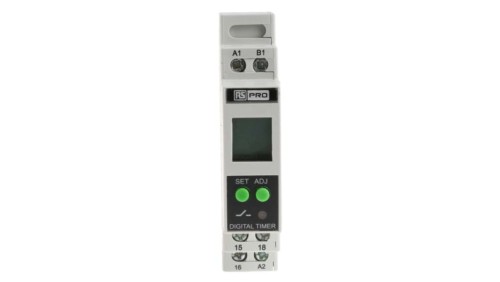 Timer Relay Wielofunkcyjne funkcyjny 01. s → 999h SPDT 1-stykowy SPDT 24 → 240V ac/dc