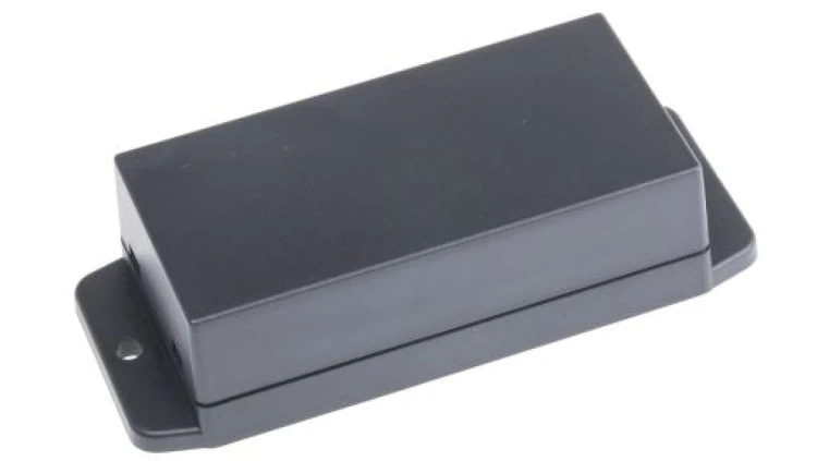 Obudowa Czarny z kołnierzem, 90 x 45 x 27mm, RS PRO