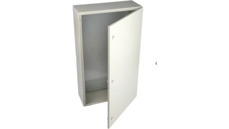 Szafka ścienna rozdzielcza RAL 7032, materiał: Stal, IP66, 1000 x 600 x 260mm, RS PRO