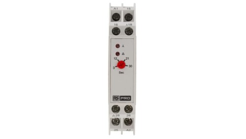 Timer Relay jednofunkcyjny 3 → 120s 2-stykowy SPCO 240 → 415V ac