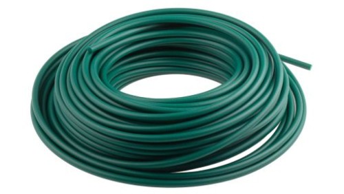 Zaokrąglony pas poliuretanowy, Zielony, śr.: 6mm, dł. 30m, obc.: 7.6kg
