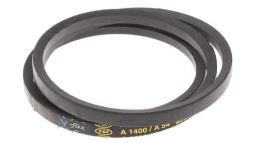 Pas napędowy, profil A, materiał: PET, guma, 13mm x 8mm x 1.37m, RS PRO