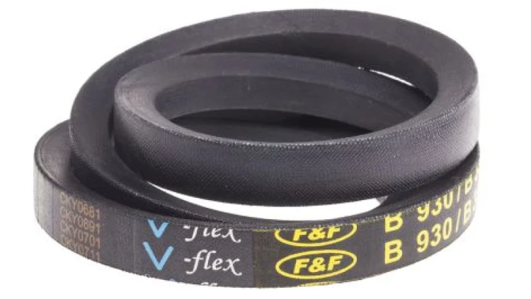 Pas napędowy, profil B, materiał: PET, guma, 17mm x 11mm x 889mm, RS PRO
