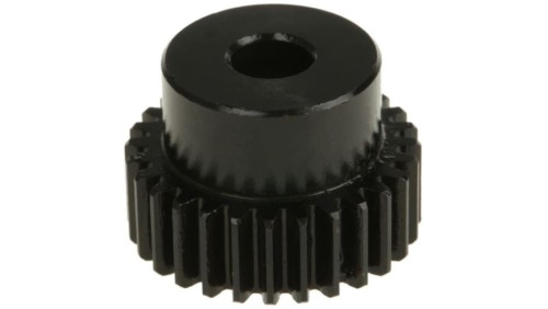 Koło zębate walcowe, moduł: 1, l.zębów: 28, śr. piasty: 22mm, śr. otworu: 8mm, Stal