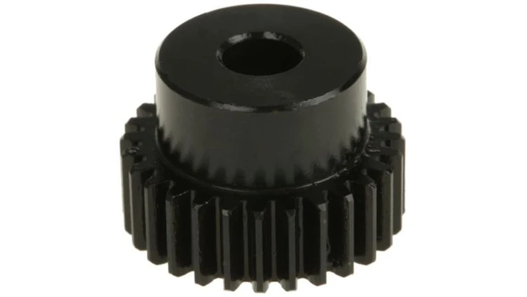 Koło zębate walcowe, moduł: 1, l.zębów: 28, śr. piasty: 22mm, śr. otworu: 8mm, Stal